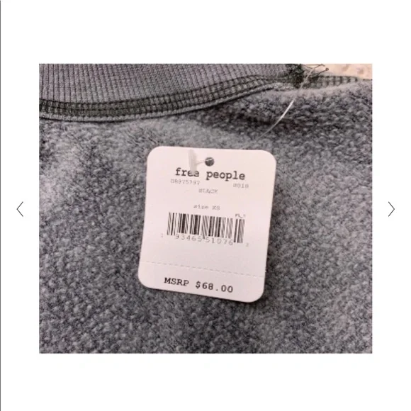 NWT Free People Movement Meadowbrook Hoodie. Sizes XS & S. Color - black. - Picture 4 of 5